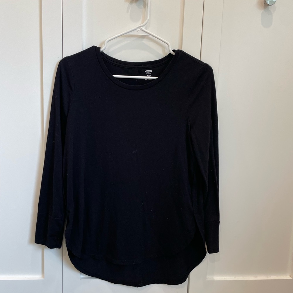 Black Long sleeve soft and flowy